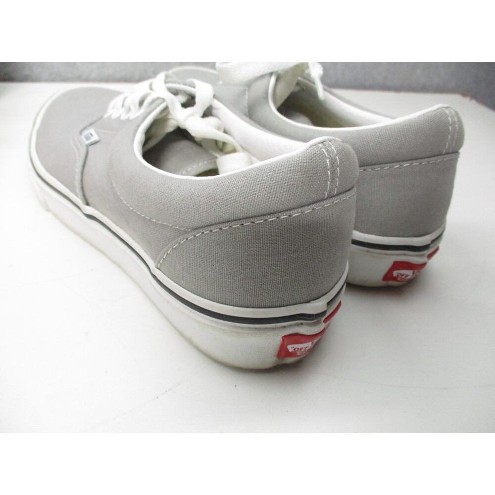 Vans Era Gray Drizzle True White Lace Skate Shoes Womens Sz 8 - Picture 7 of 9